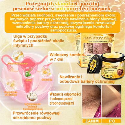 🌸🌸VLSVLS® Jad Pszczoły Kompleksowy Krem🥇pomaga w leczeniu problemów skórnych, takich jak: zmarszczki, blizny, plamy pigmentacyjne, rozstępy, trądzik, łuszczyca, egzema, zmiany skórne, podrażnienia, stany zapalne i inne problemy skórne🔥