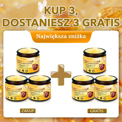 🌸🌸VLSVLS® Jad Pszczoły Kompleksowy Krem🥇pomaga w leczeniu problemów skórnych, takich jak: zmarszczki, blizny, plamy pigmentacyjne, rozstępy, trądzik, łuszczyca, egzema, zmiany skórne, podrażnienia, stany zapalne i inne problemy skórne🔥